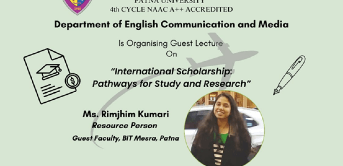 Guest Lecture conducted on International Scholarships