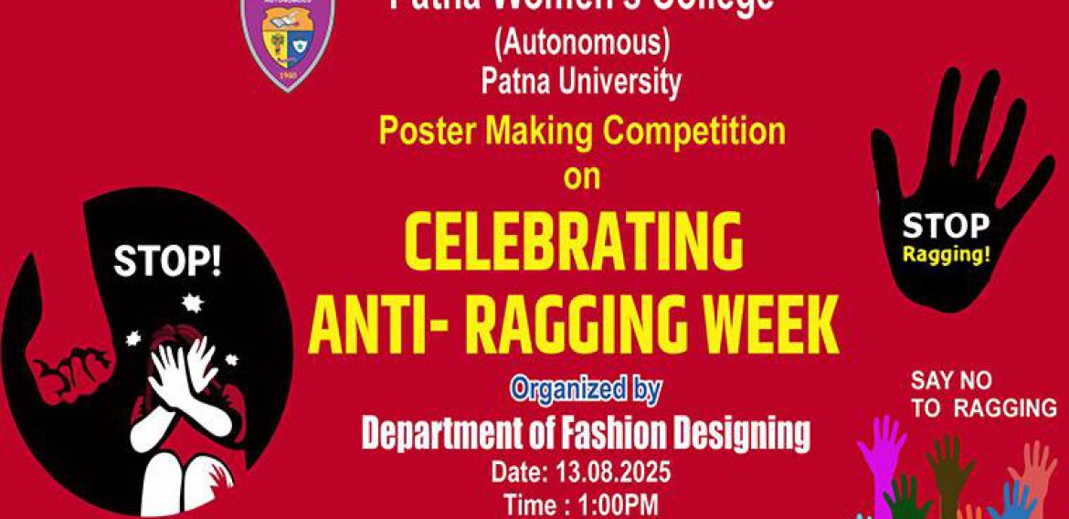 Anti-Ragging Poster Making Competition