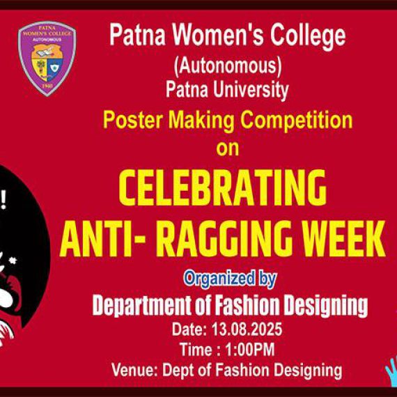 Anti-Ragging Poster Making Competition