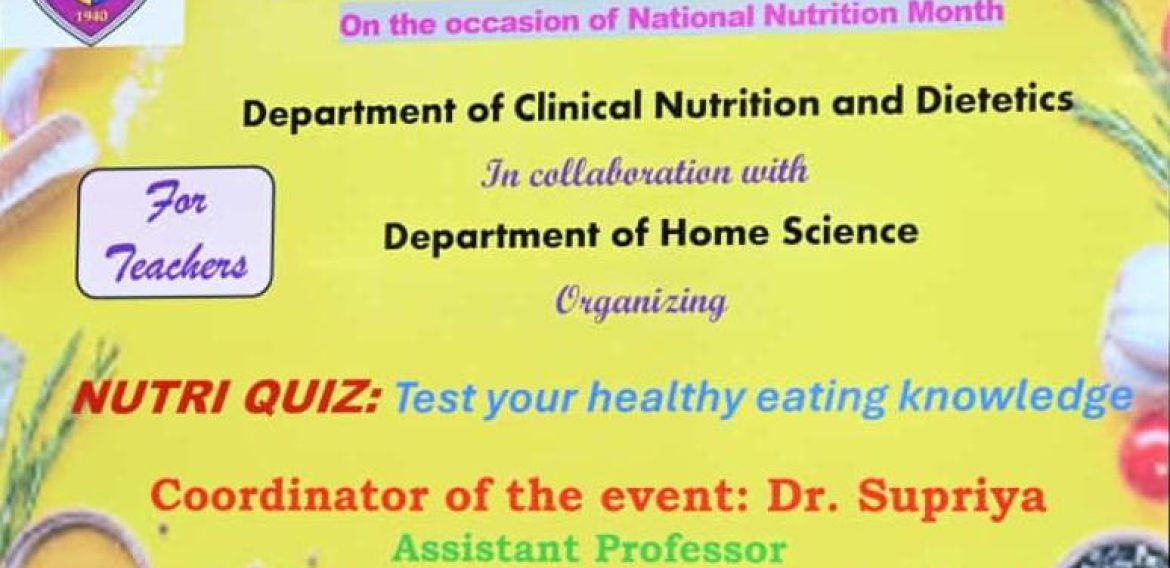 Nutri Quiz Competition 2025