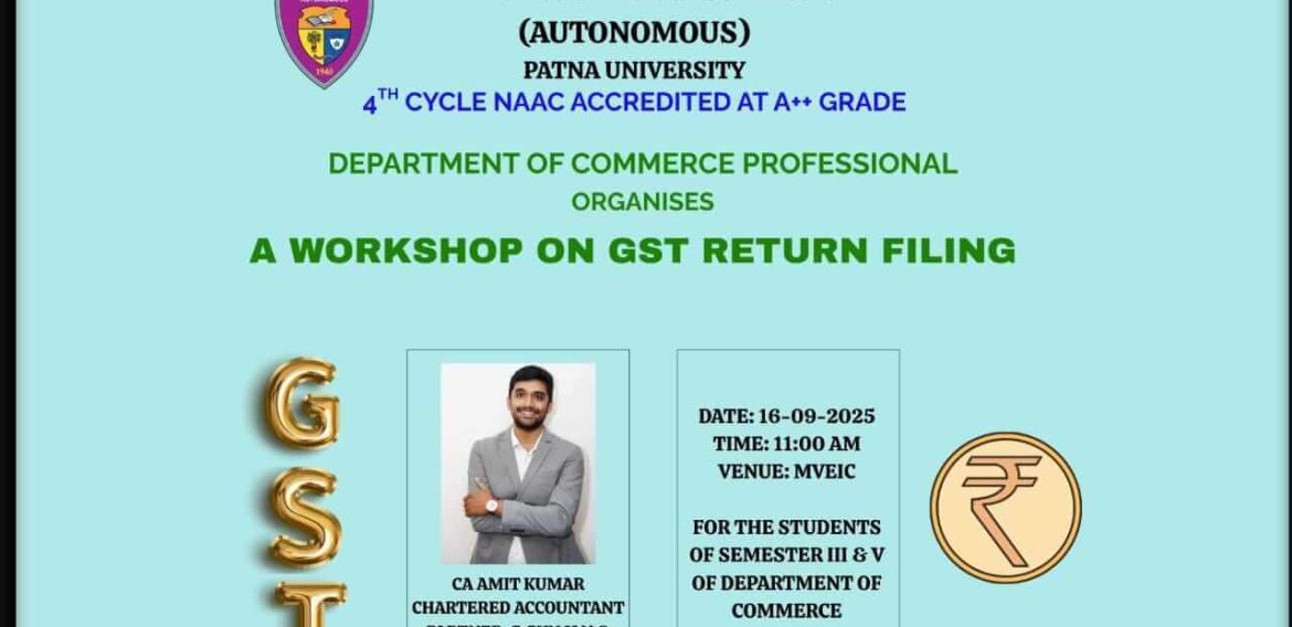 Workshop on “GST Return Filing”